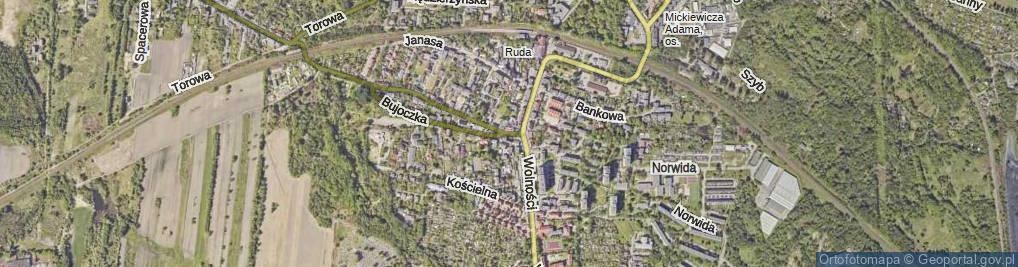 Zdjęcie satelitarne Plac Chopina Fryderyka pl.